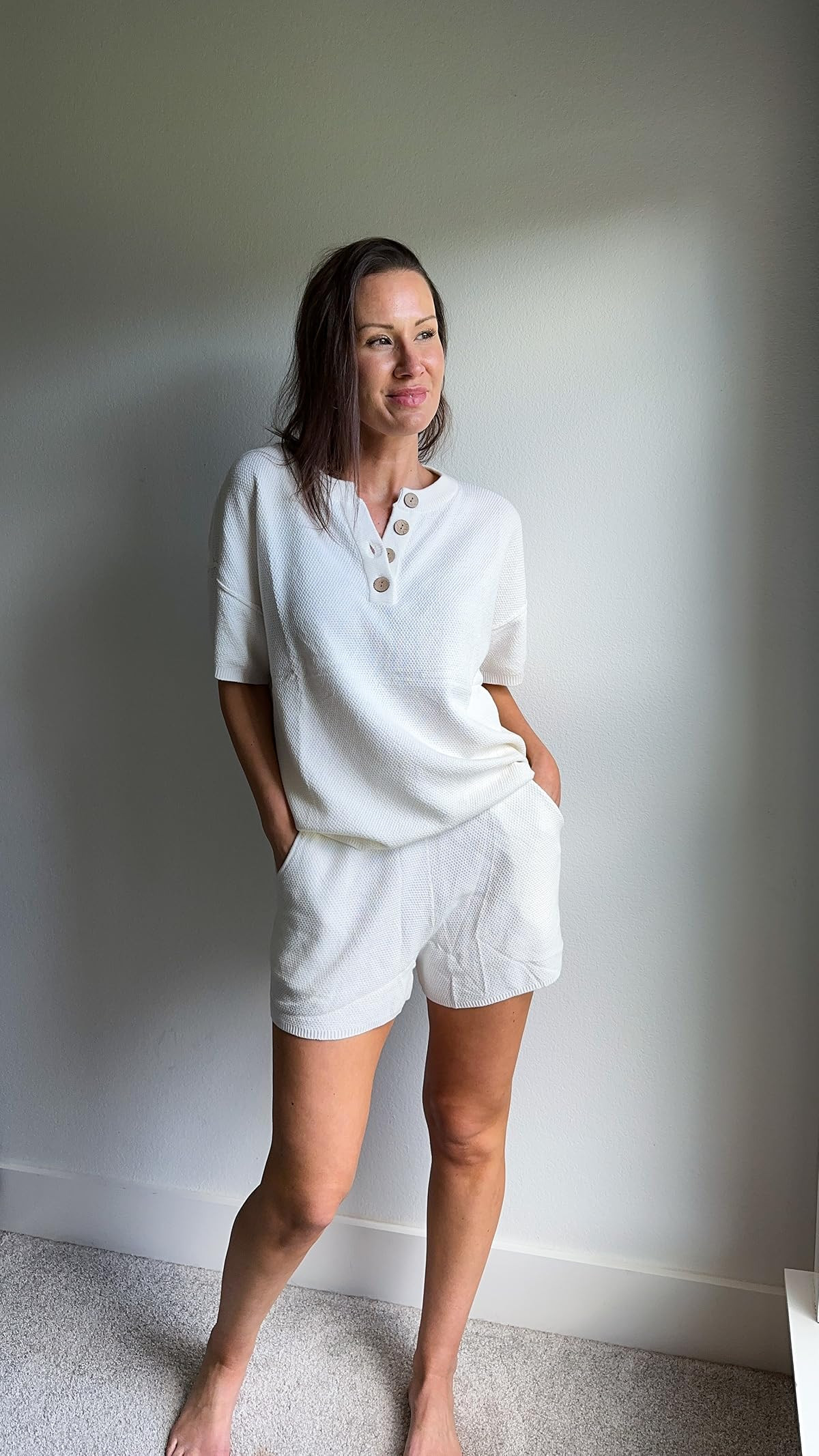 Cozy loungewear and the top I wear allll the time!! So cute!
#trending outfit #Pinterest outfit inspo #Pinterest inspired #designer jeans #straight leg jeans #oversized blazer #black blazer #casual blazer #neutral blazer #black tshirt #basic black tee #under tshirt #outfit basics #wardrobe staples #black handbag #top handle bag #black sandals #h sandals #flat sandals #steve madden sandals #summer sandals #spring sandals #designer look alike #mom jeans #jeans styled #designer jeans #revolve jeans #anthropologie jeans #the look for less #revolve fashion finds #nordstrom finds #anthropologie finds #Amazon fashion #spring fashion #spring transition outfit #spring style Inspo #style inspo #fashion inspo #outfit inspo #casual style #elevated casual #casual outfit #classic style #casual chic #work fashion #work outfit #work appropriate #office outfit #polished look #weekend style #easy weekend outfitt #day date outfit #wine tasting outfit #mom style #mom outfit #errands outfit #airport outfit #travel outfit #travel style #beach day outfit #beach dinner outfit #site seeing outfit #European vacation #street style #new York style #city outfit #date night outfit #pinterest inspired #photo credit to Pinterest #ootd 

 #LTKootd #LTKmomlife #LTKOver40