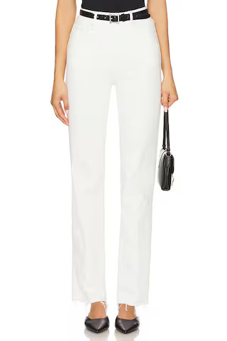 Good American Good Icon Straight Jeans in Cloud White001 from Revolve.com | Revolve Clothing (Global)