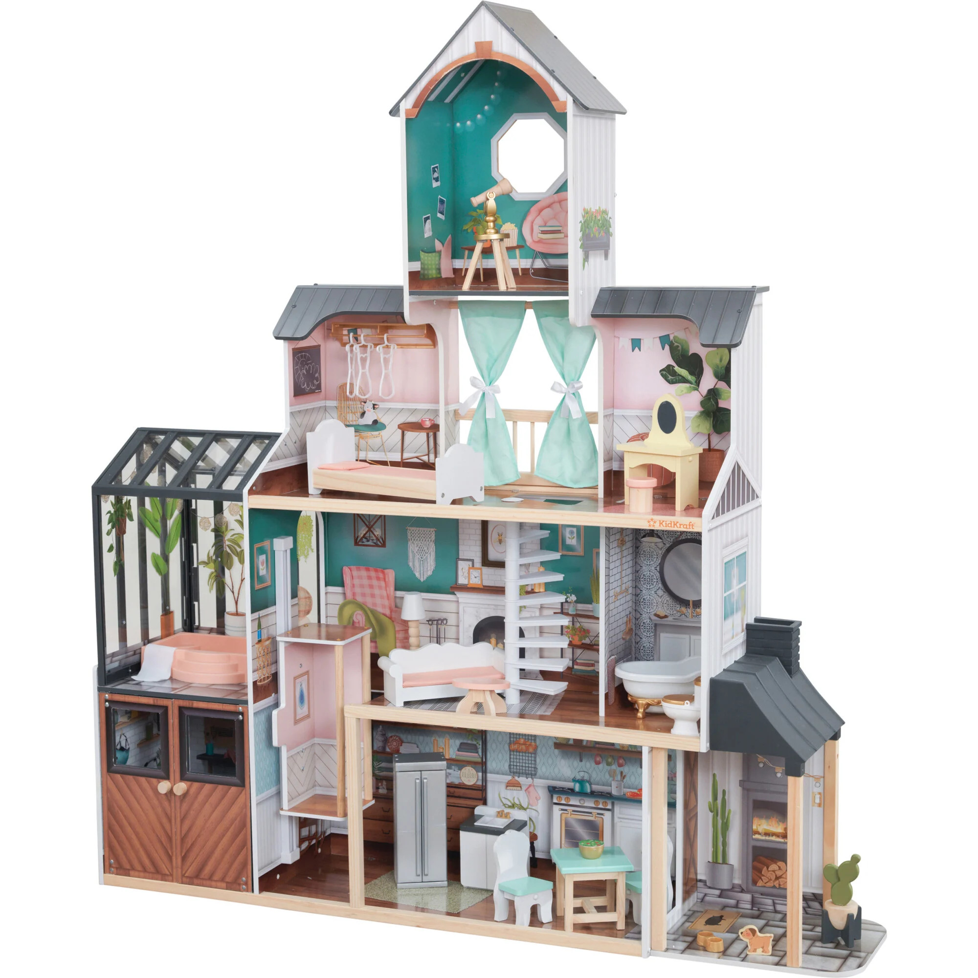 Celeste Mansion Dollhouse with EZ Kraft Assembly™ | Maisonette