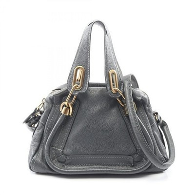 Authenticity GuaranteeChloe Paraty Small Leather Handbag Gray Women Used Authentic | eBay AU