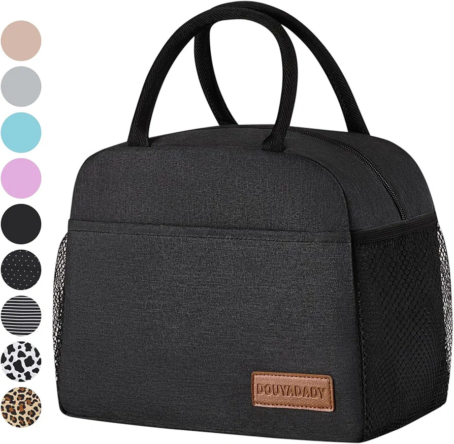 Lunch Bag Women/Men Lunch Box Women/Men (black) | Amazon (US)