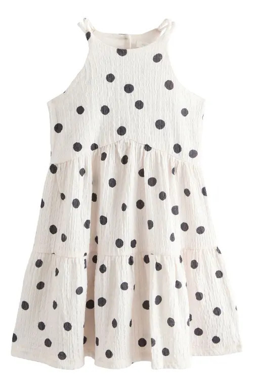 NEXT Kids' Polka Dot Crinkle Dress in Multi at Nordstrom, Size 4Y | Nordstrom