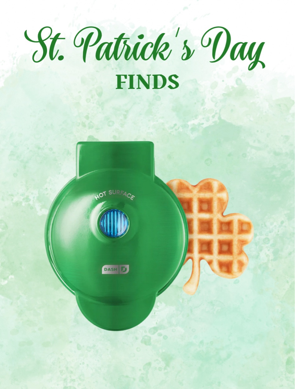 Dash waffle makers. Perfect for every occasion! ☘️ 

#LTKSeasonal #LTKfamily #LTKsalealert