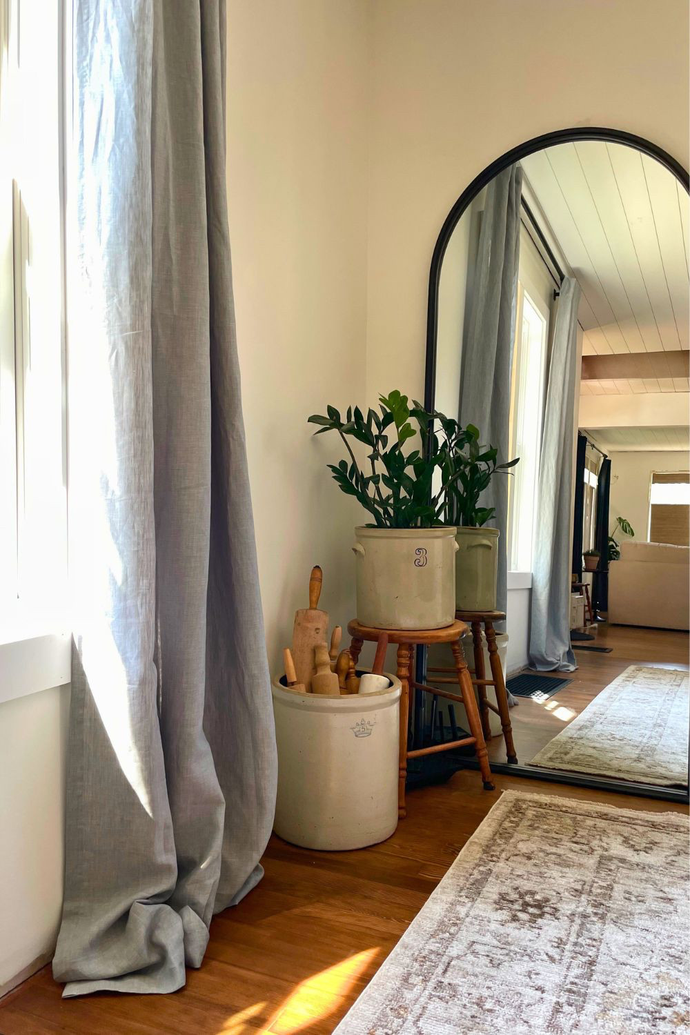 The most beautiful chambray curtains! 

West Elm | Magnolia | Dining Room | Home Decor | Cottage Farmhouse Style 

 #LTKHome #LTKSaleAlert #LTKStyleTip