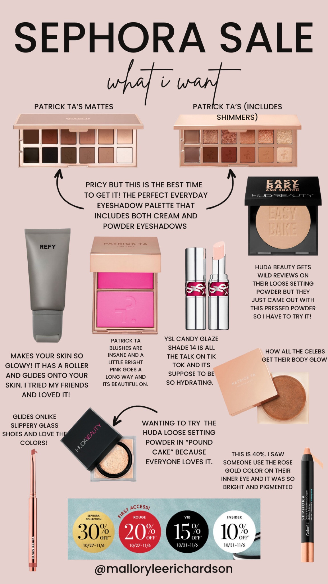 Sephora Sale / What I Want

#LTKbeauty #LTKGiftGuide #LTKHolidaySale