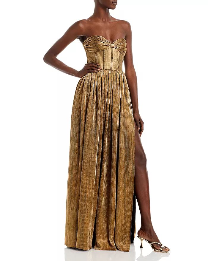 Florence Metallic Strapless Gown | Bloomingdale's (US)