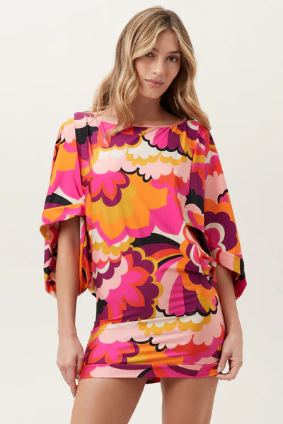 FAN FAIRE SWIM TUNIC | Trina Turk