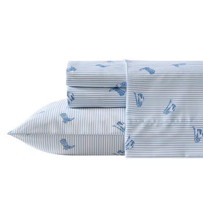 Wrangler King Sheet Set Cowboy Pinstripe Blue | Target