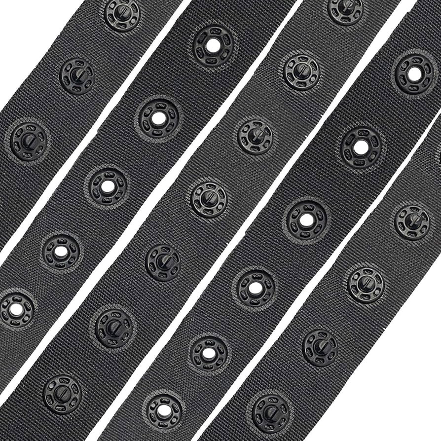 WedDecor Snap Popper Tape Fasten Ribbon Black Popper Snap Stud Press Fastening Sewing Duvet Cover... | Amazon (UK)