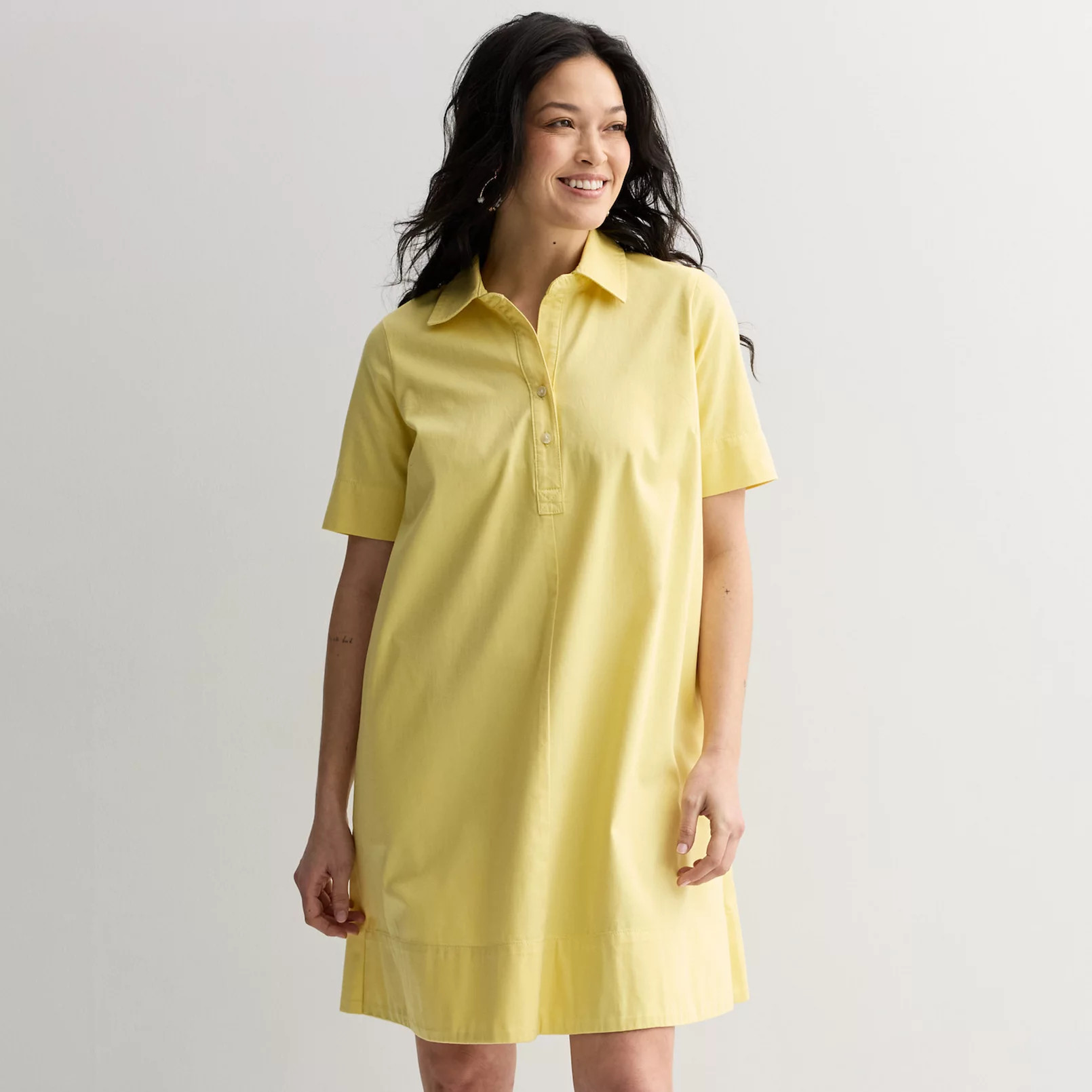 Women's Sonoma Goods For Life® Denim Swing Dress | Kohl's
