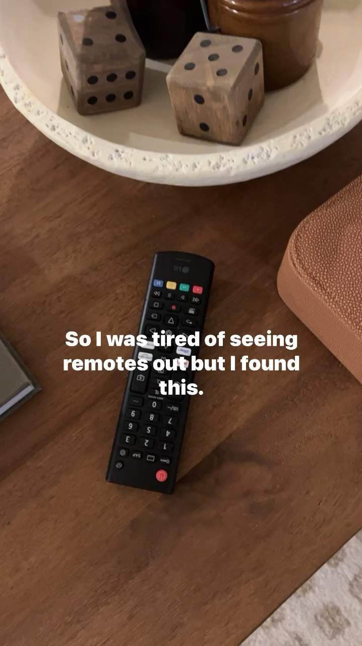 Living room remote storage idea!

#LTKVideo #LTKHome