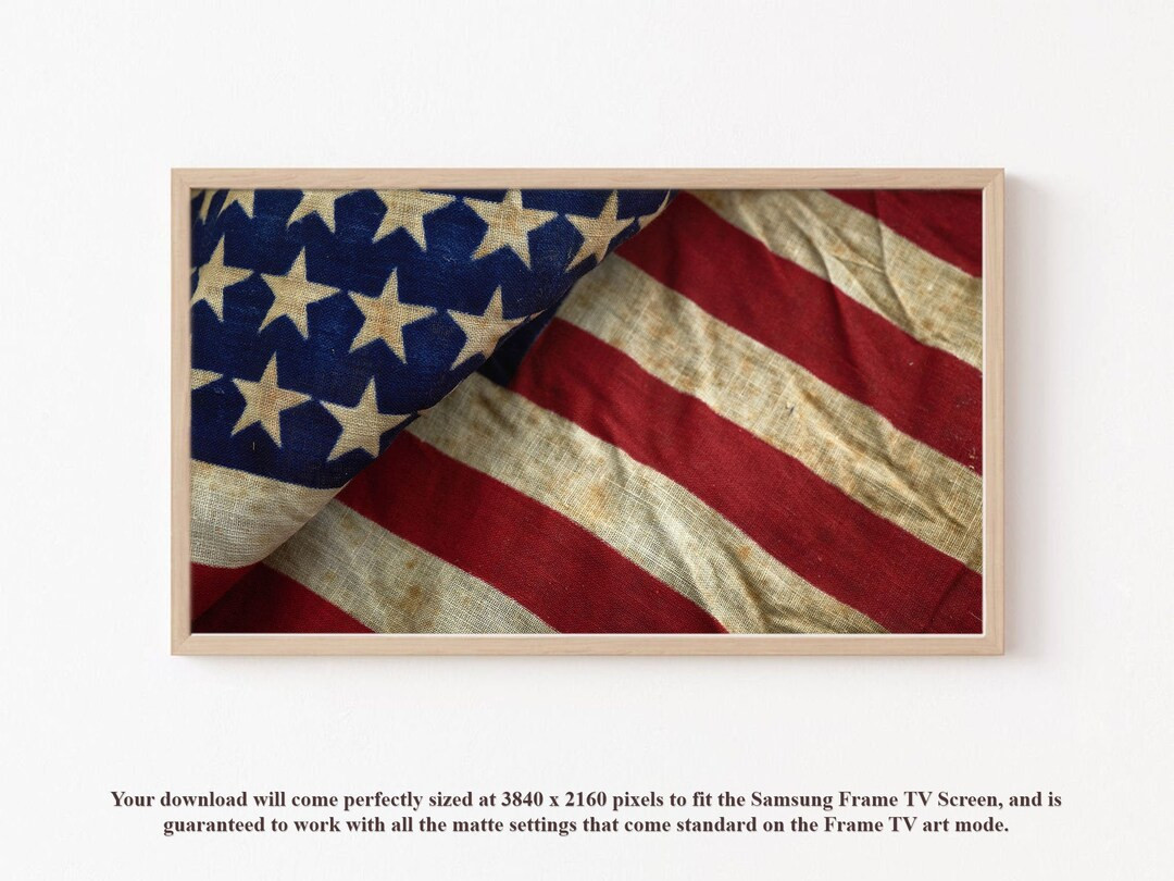 Samsung Frame TV Art / American Flag / Stars and Stripes / Independence day / 4th of July  / Digi... | Etsy (US)