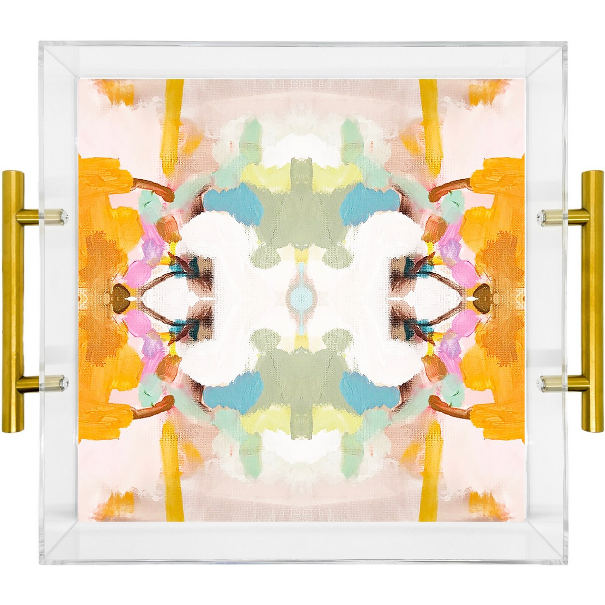 Orange Crush Large Acrylic Tray NEW | Laura Park Designs