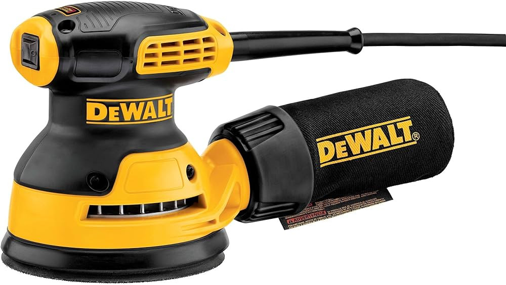 DEWALT Orbital Sander Kit, 5 inch, 3 amp, Corded, 12,000 OPM (DWE6421K) | Amazon (US)