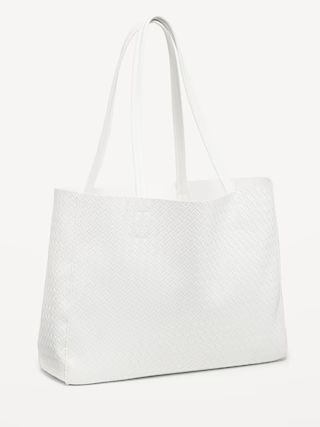 Faux Leather Tote Bag for Women$19.49$29.9930% Off! Price as marked.1 Rating Image of 5 stars, 5 ... | Old Navy (US)