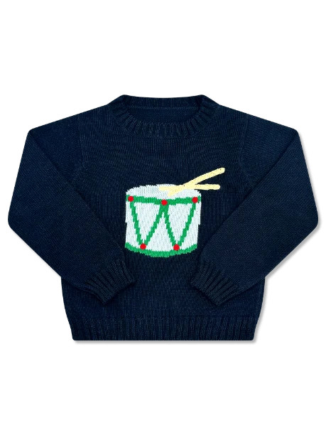 Cozy Up Sweater - Northshore Navy, Drum (FL26) | Lullaby Set