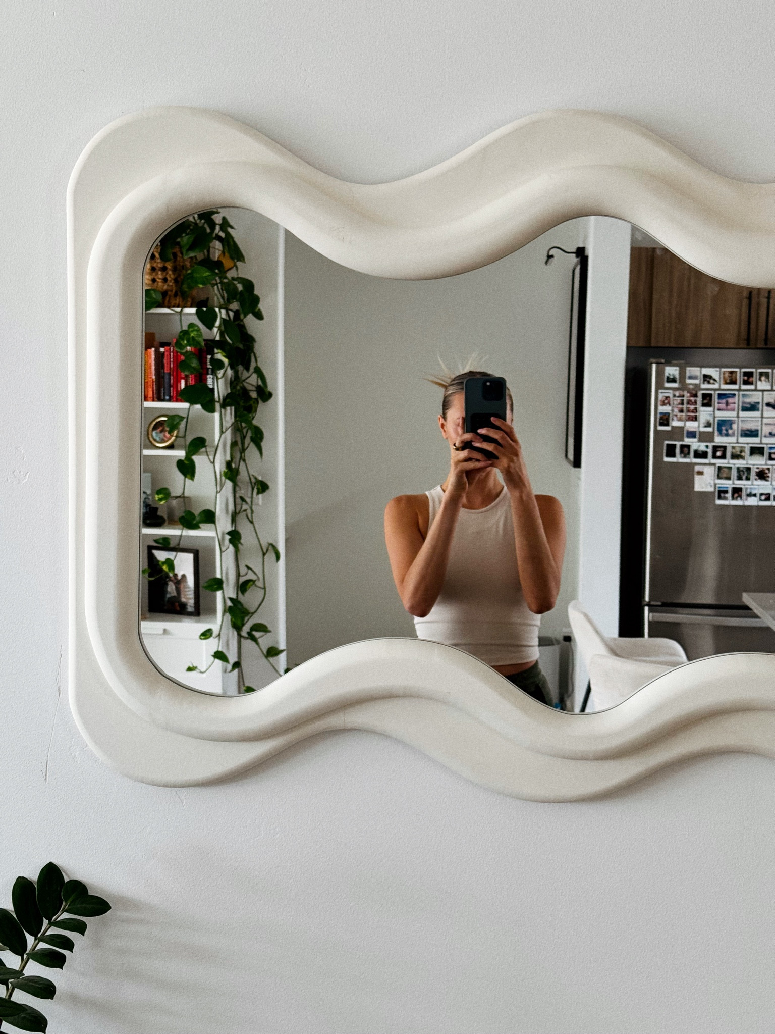 Been loving this mirror 〰️

—

Long horizontal, wall-mounted mirror with a squiggly white trim. Squiggle mirror, abstract home design, abstract mirror, retro mirror.

#LTKParties #LTKHome #LTKSaleAlert