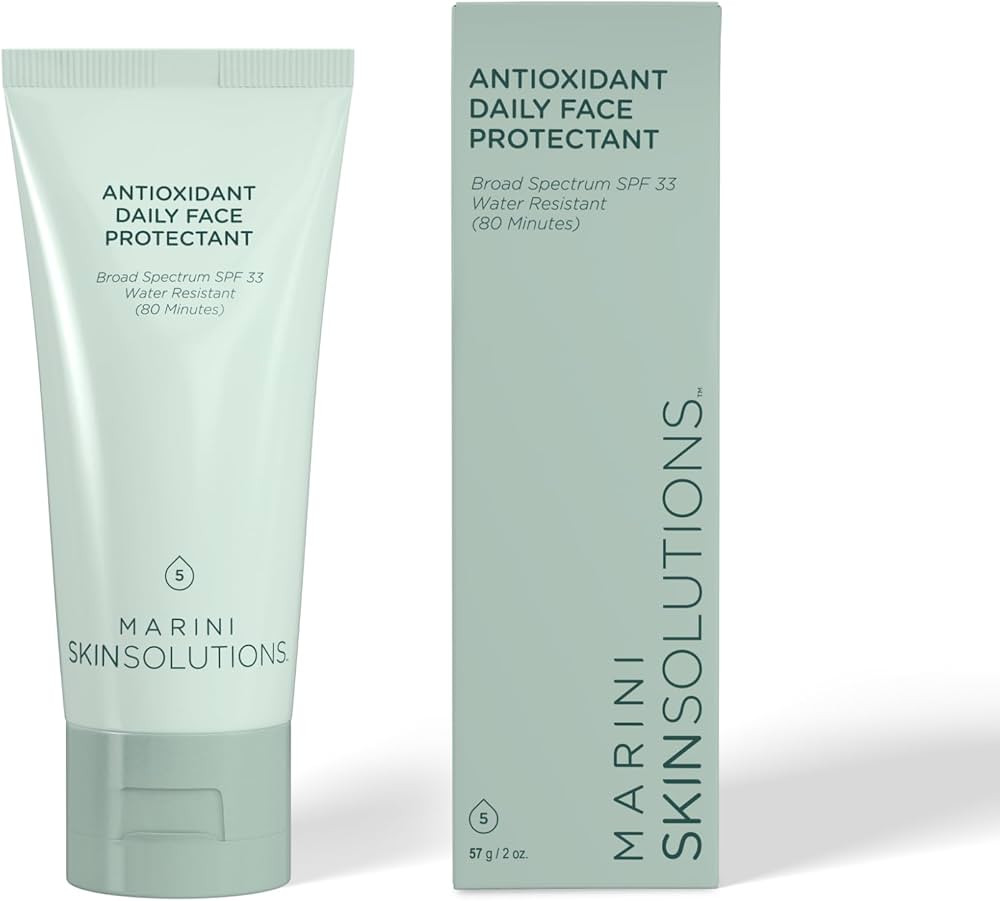 Marini SkinSolutions Antioxidant Daily Face Protectant - Broad-Spectrum SPF 33 Sunscreen - Water ... | Amazon (US)