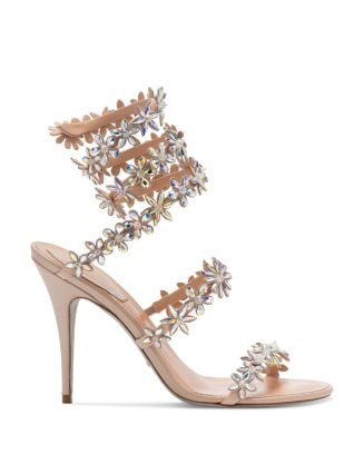 Women's Embellished Ankle Coil Sandals | Bloomingdale's (AU)
