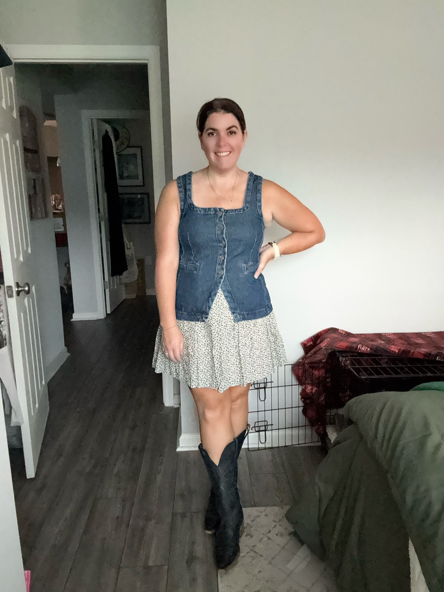 This skirt is on sale and it is so perfect for spring! The skirt runs TTS and is currently on sale for $49.99! But…if you buy two or more sale item, you will get an additional 70% off, or 60% off one item! 

#LTKSaleAlert #LTKFindsUnder50 #LTKMidsize