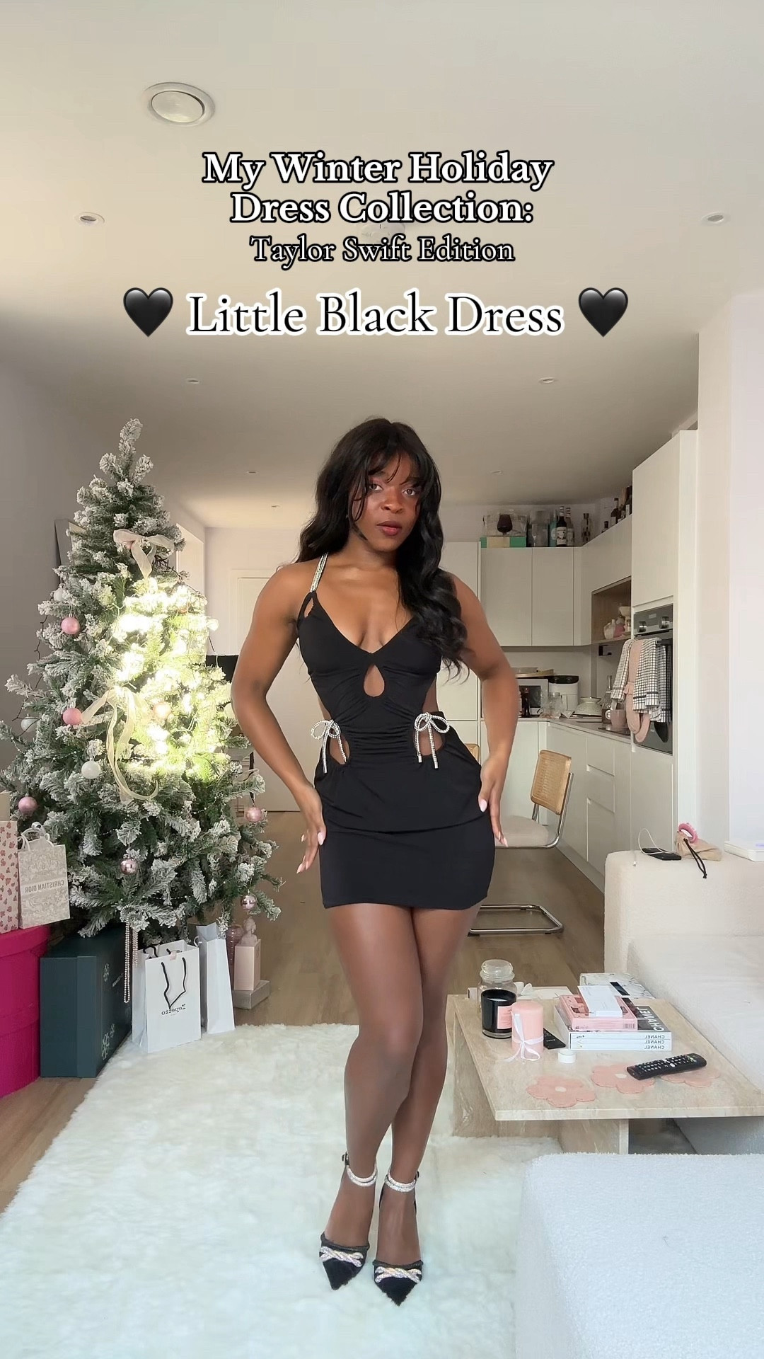 11 Winter Holiday Dresses ft. Taylor Swift songs 

Love all of these dresses, some are not available for links but I will say where they are all from! I linked some similar ones I’ve found as well!

1. House of CB - Valerie Mini Dress w/ Bows + Cutouts, little black dress

2. Milla / Millanova gown, can’t link rose gold sheer mesh backless sequin gown 

3. Odd muse - white satin bridal mini dress, not linked but linked a similar one from odd muse, it’s just not satin - little white dress

4. Likely NYC - can’t link just yet but will be available soon I believe! Black mermaid dress floor length ball gown with a big bow

5. House of CB - Valencia Red Satin corseted Midi Dress 

6. House of CB - Black white feather strapless fitted dress with high slit

7. Needle & Thread - strapless golden beige embellished bow floor length gown 

8. Selkie - pink holiday Gown, use code NIKKI at checkout 

9. Milla / Millanova - black ball gown corseted, can’t link but posted similar 

10. Likely NYC - navy embellished dress with a bow, link not available yet but will be soon!

11. Wild Rose & Sparrow Maroon Siena dress code NIKKI for a discount 

#LTKstyletip #LTKSeasonal #LTKHoliday