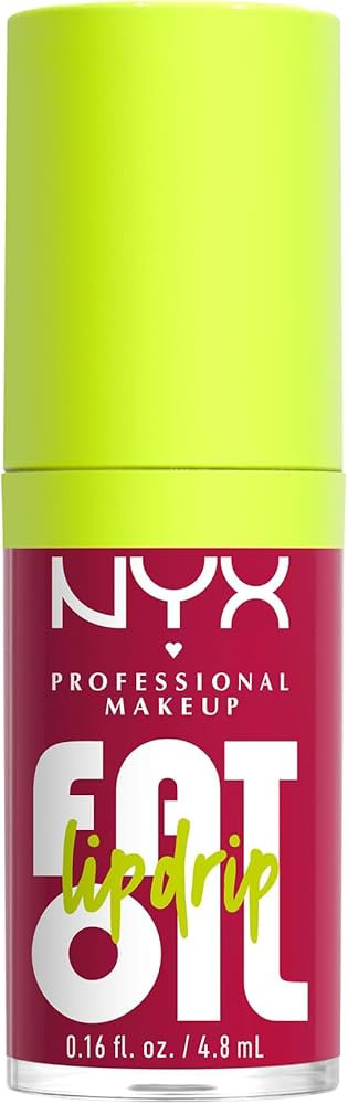 NYX Professional Makeup Lip Gloss, High Shine, Non-Sticky FInish, 12 Hours Hydrating, Fat Applica... | Amazon (UK)