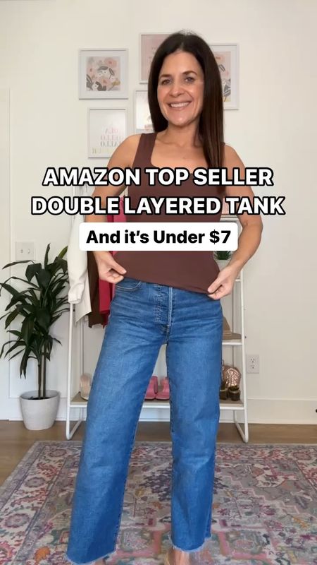 Double Layered Tank – 60% off (50% promo, + 10% coupon). Use code 50YDPSYE. Promo expires 6/14 at midnight PDT. Please note, the brown color is almost sold out, but it comes in several other color options. 

#LTKStyleTip #LTKFindsUnder50 #LTKSaleAlert
