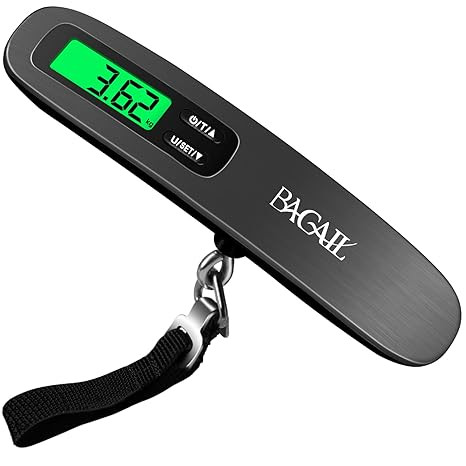 BAGAIL Digital Luggage Scale, Hanging Baggage Scale with Backlit LCD Display, Travel Weight Scale... | Amazon (US)