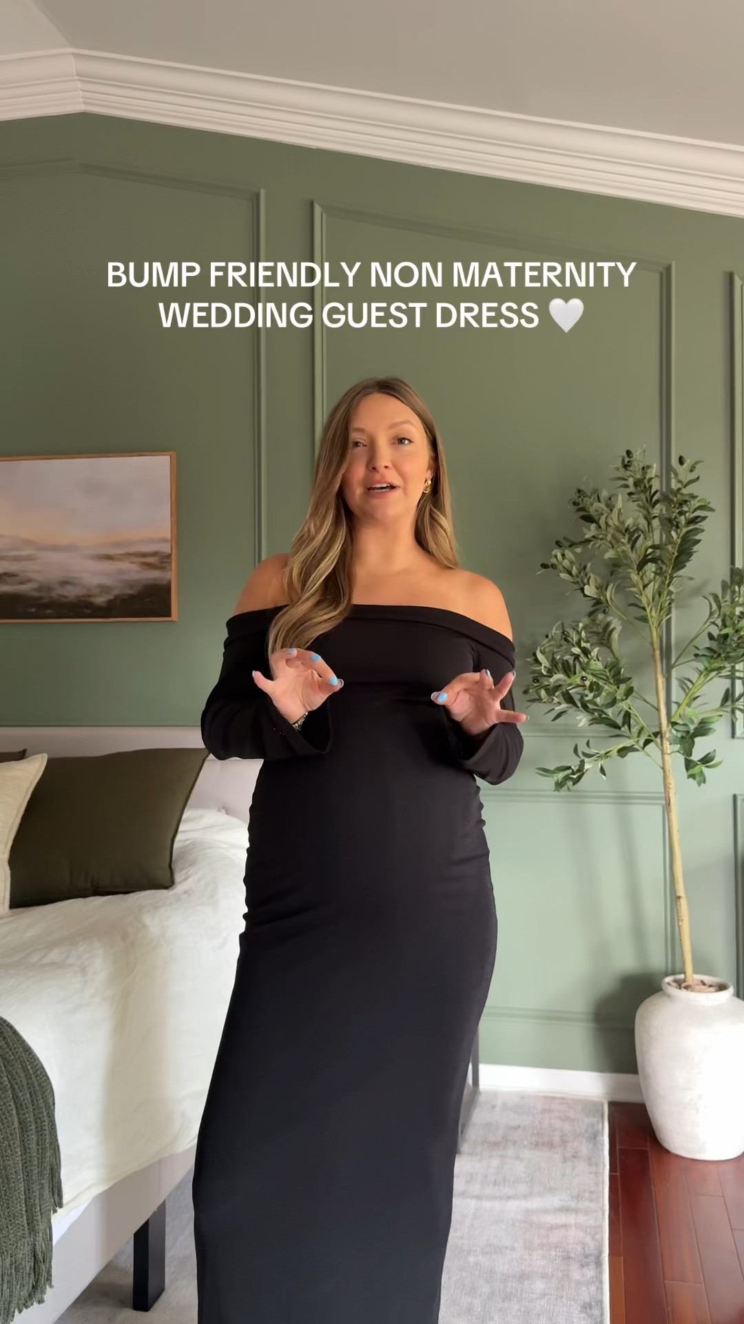 Like how is this dress so cheap right now and available in so many sizes?! I’m wearing my true size 4 and she’s got SO much stretch for my 31 week bump! Code: 20CHLOEP



#LTKFindsUnder50 #LTKBump #LTKWedding