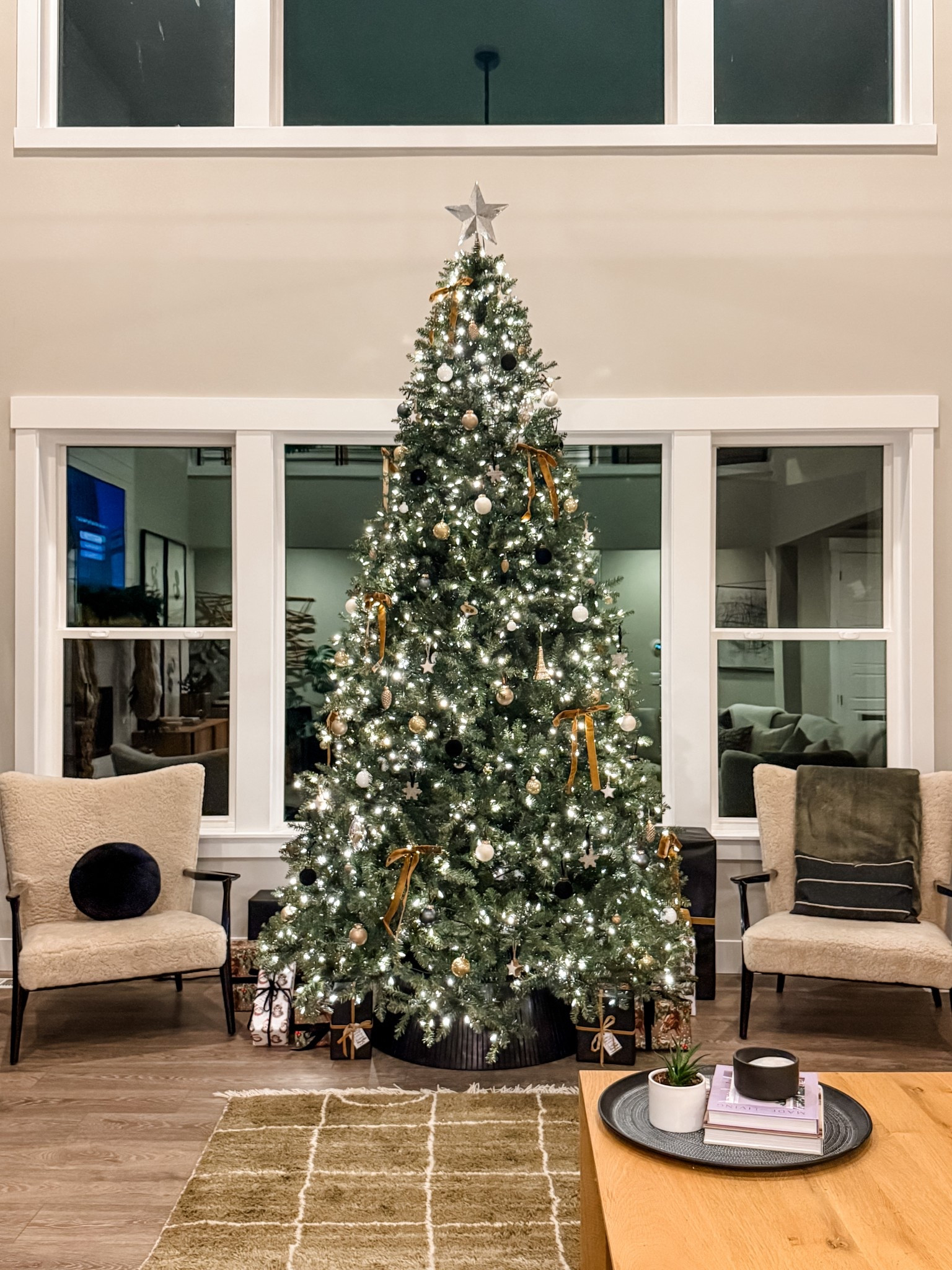 The tree is up! 

#LTKSeasonal #LTKHoliday #LTKHome