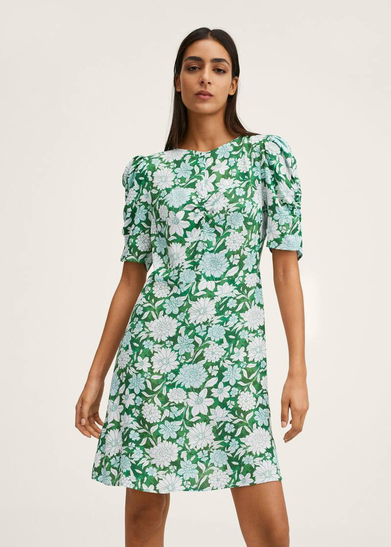 Flower print dress | MANGO (US)