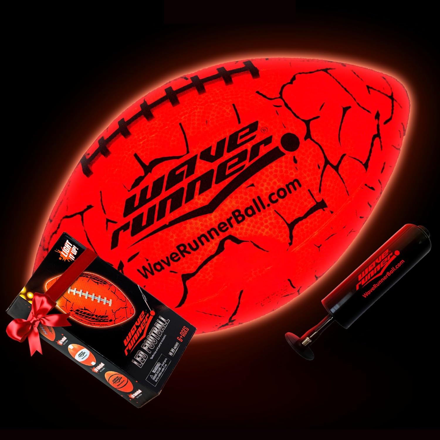 Waverunner Glow in The Dark Football - LED Light Up Football - Perfect Teenage Boy Gifts Idea for... | Amazon (US)