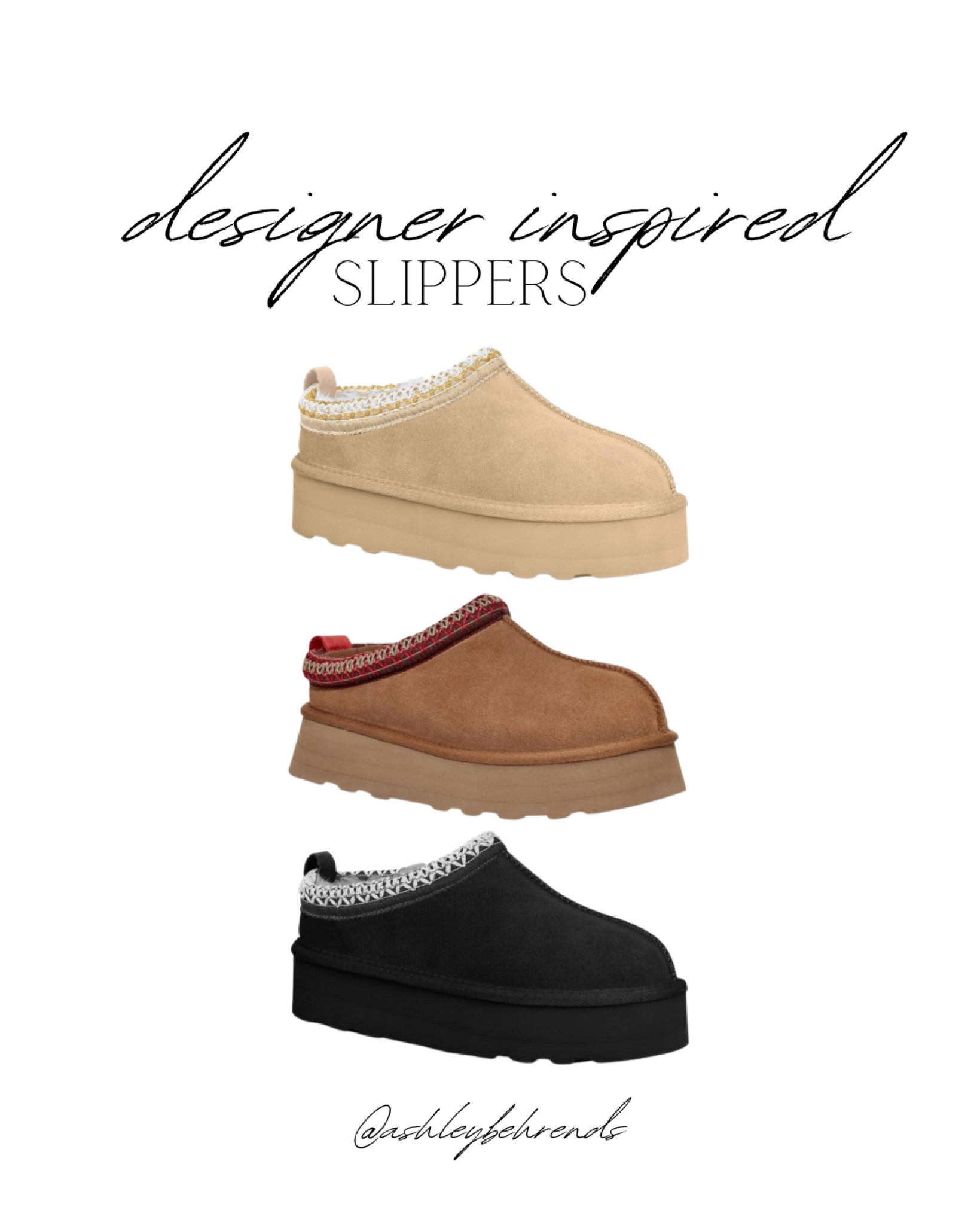 Amazon designer inspired slippers 🤎 Alternative to the Uggs Tazz/Tasman platforms for less 🙌🏼 
#looksforless #slippers #platforms #giftidea 

#LTKSeasonal #LTKHoliday #LTKshoecrush