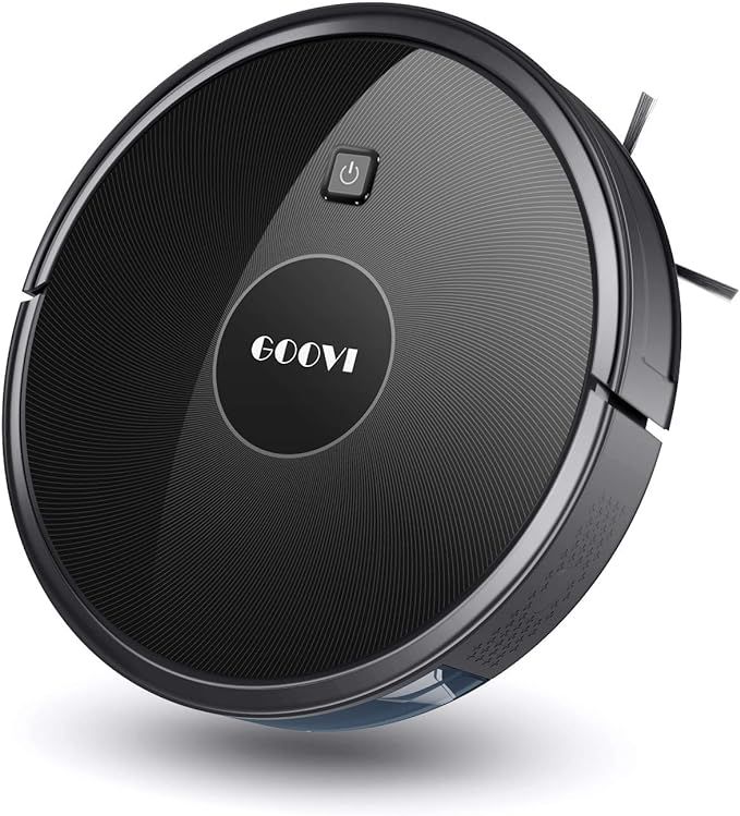 Robot Vacuum, GOOVI 1600PA Robotic Vacuum Cleaner with Self-Charging, 360° Smart Sensor Protecti... | Amazon (US)