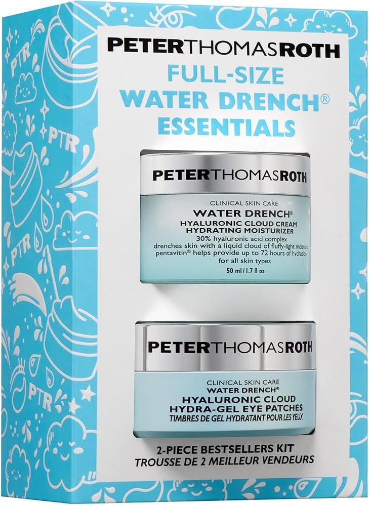 Peter Thomas Roth | Full-Size Water Drench® Essentials 2-Piece Face & Eye Kit | Hyaluronic Acid ... | Amazon (US)