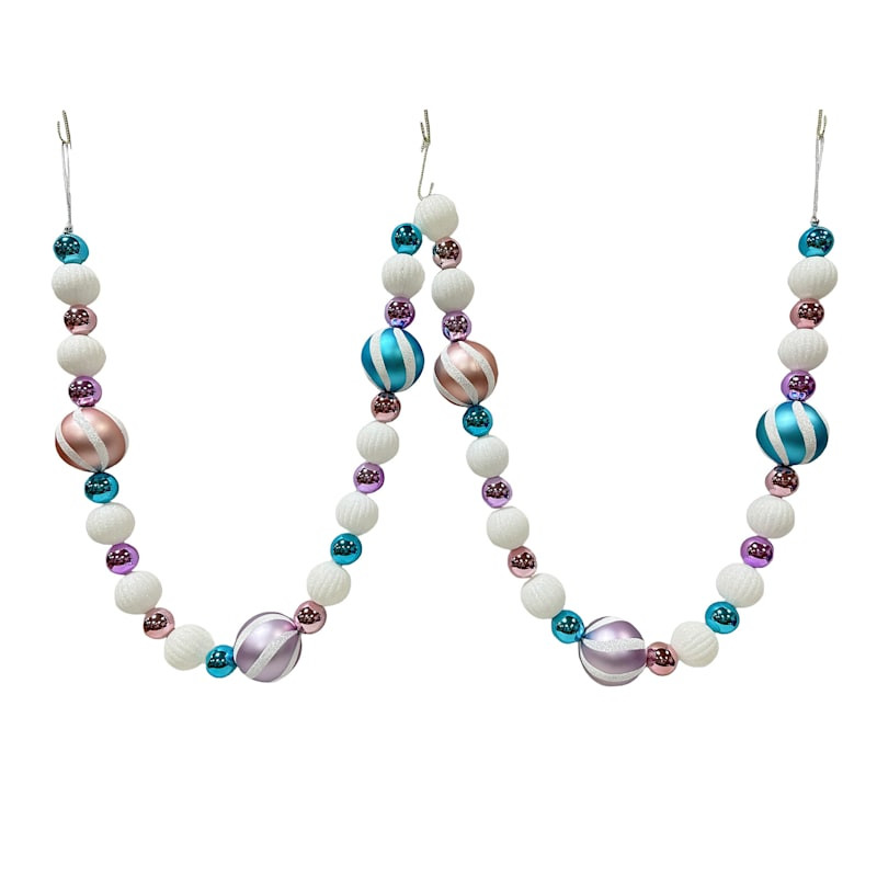 Mrs. Claus' Bakery Mini Ornament Garland, 64" | At Home