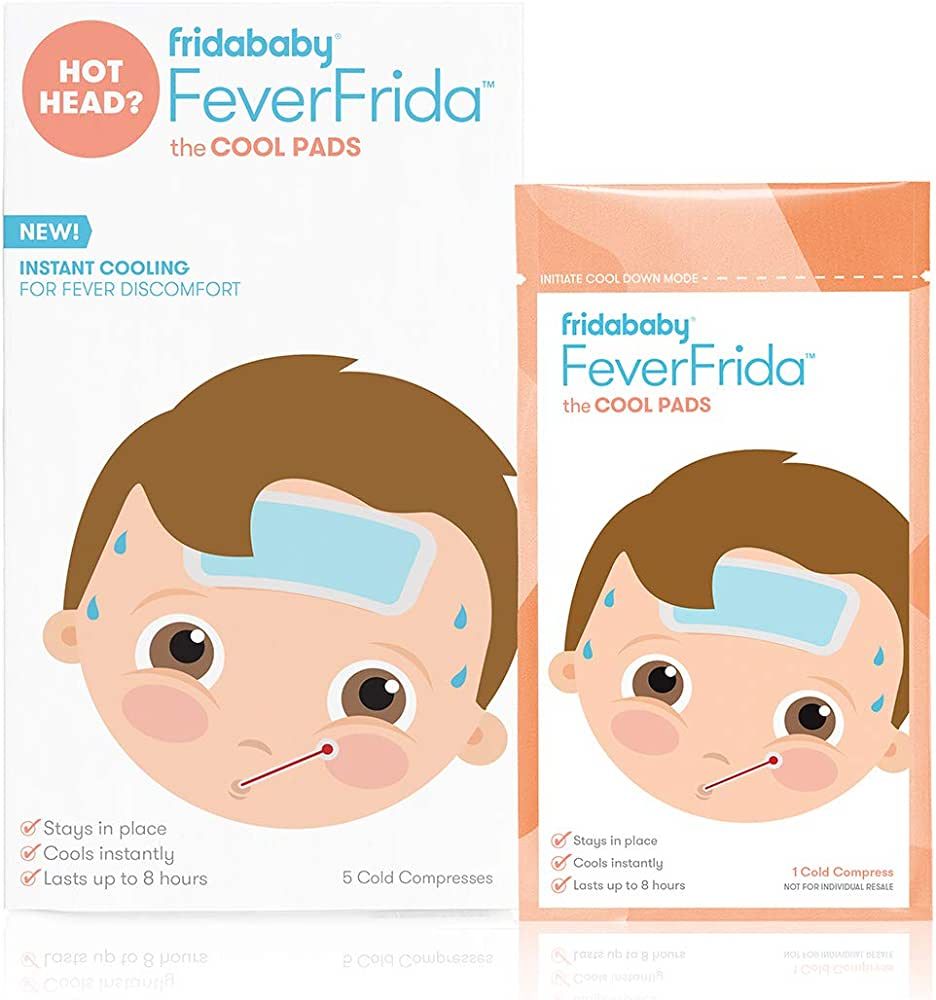 Frida Baby Cool Pads for Kids Fever discomfort by fridababy, 5 Count | Amazon (US)
