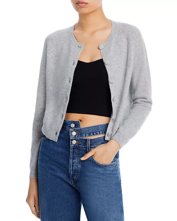 Crewneck Cashmere Cardigan - 100% Exclusive | Bloomingdale's (US)