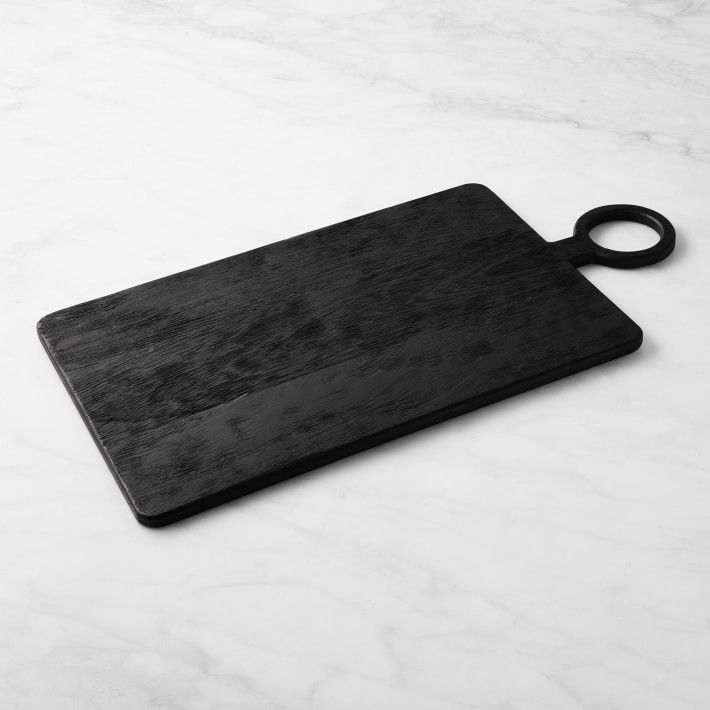 Black Wood Rectangular Cheese Boards | Williams-Sonoma