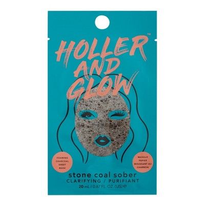 Holler and Glow Stone Coal Purifiant Facial Treatments - .57 fl oz | Target