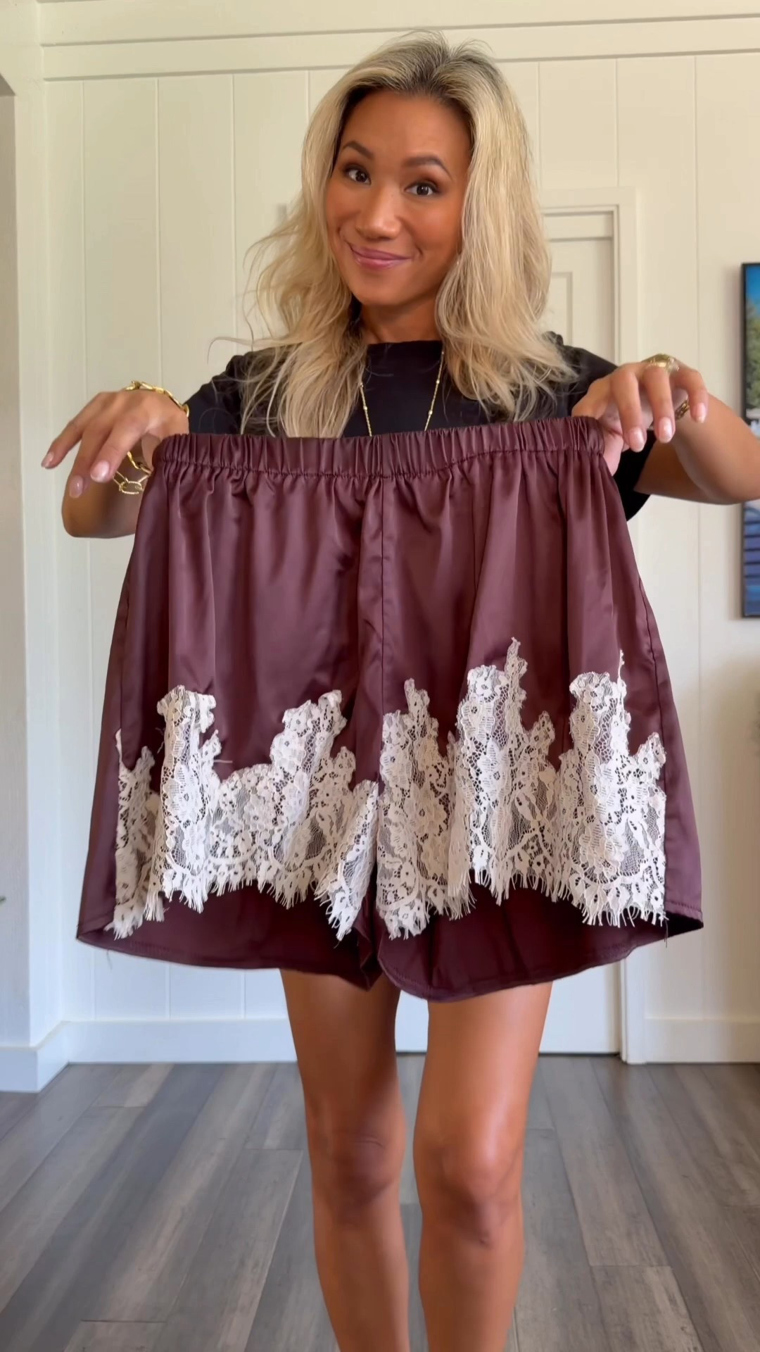 REFORMATION SHORTS? NO. Amazon for $14. Styled for fall. 🍁🍂 SIZE XS on both shorts and tee. 

#LTKFindsUnder50 #LTKPetite #LTKSeasonal