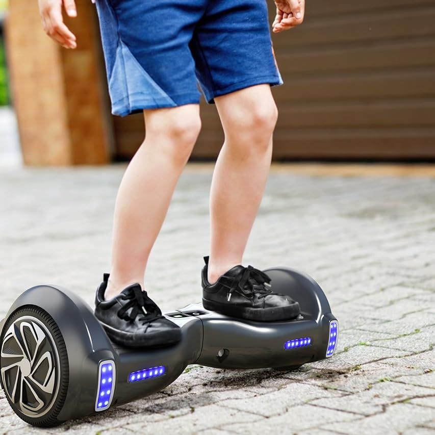 TOMOLOO Hoverboard with Bluetooth Speaker and Colorful LED Lights UL2272 Certified Self-Balancing Sc | Amazon (US)