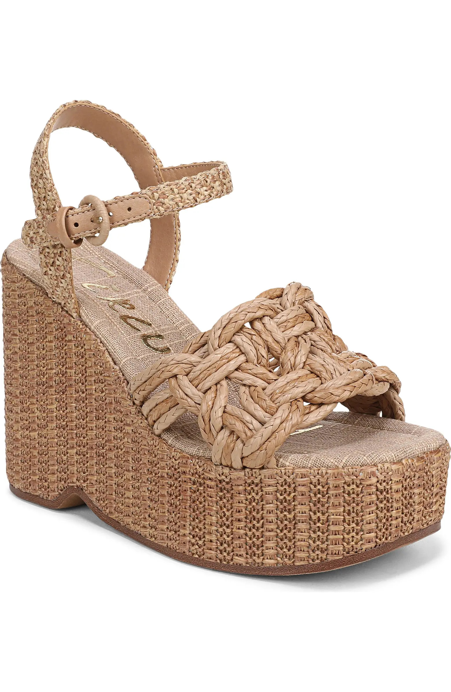 Circus NY by Sam Edelman Jackie Ankle Strap Platform Wedge Sandal (Women) | Nordstrom | Nordstrom