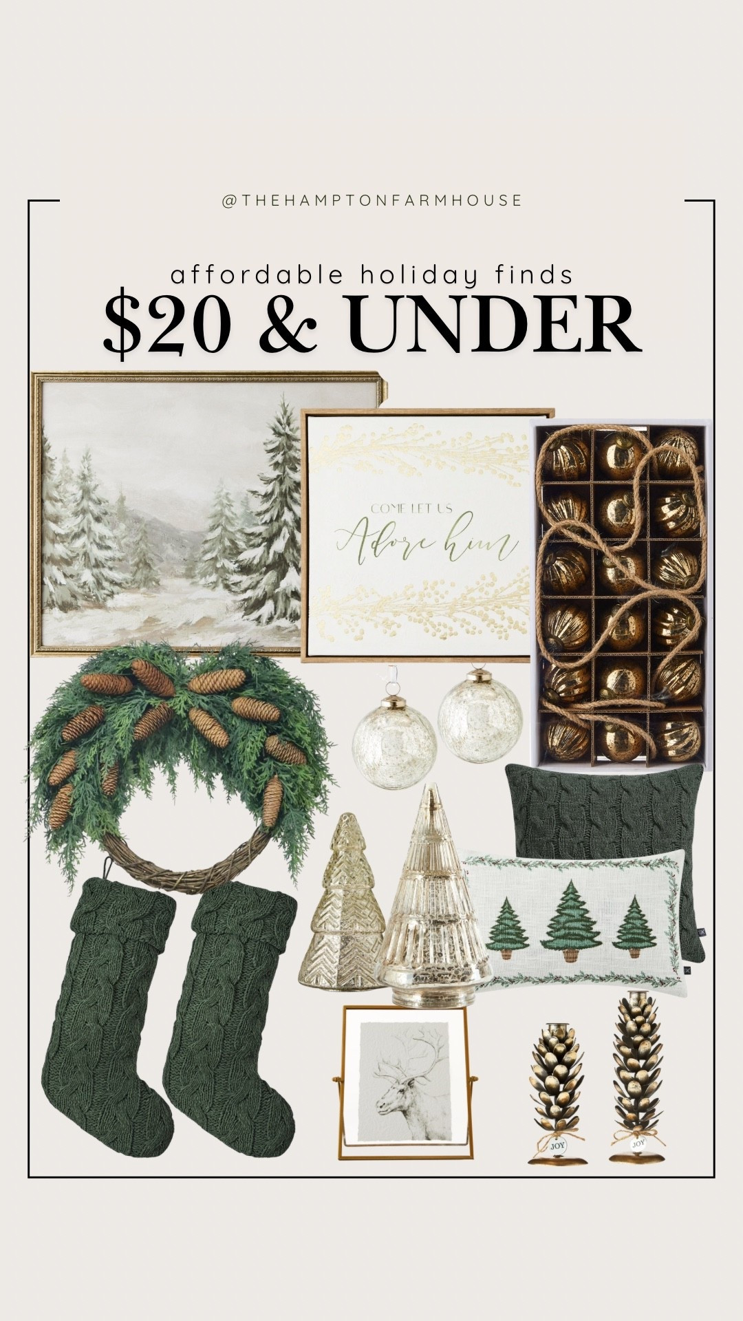 Holiday decor and Christmas decor favorites! 

#LTKHoliday #LTKFindsUnder50 #LTKHome