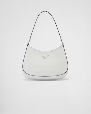 Prada Cleo brushed leather shoulder bag | Prada Spa US