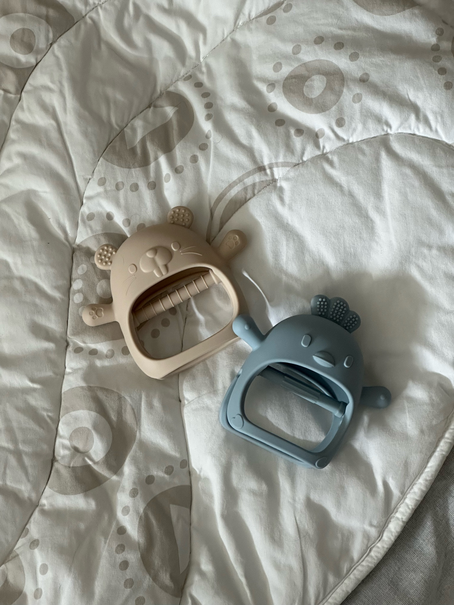 Best teether for babies.
Amazon teether. 
2 Packs Baby Teething Toy for 0-6 6-12 Months, Food Grade Silicone Teething Mitten, Anti Dropping Wrist Hand Teethers Baby Chew Toys for Sucking Needs, BPA Free.


#LTKSummerSales #LTKBaby #LTKFamily
