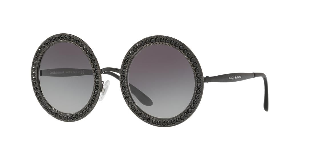 Dolce & Gabbana Dg2170b 51 Black Round Sunglasses | Sunglass Hut UK