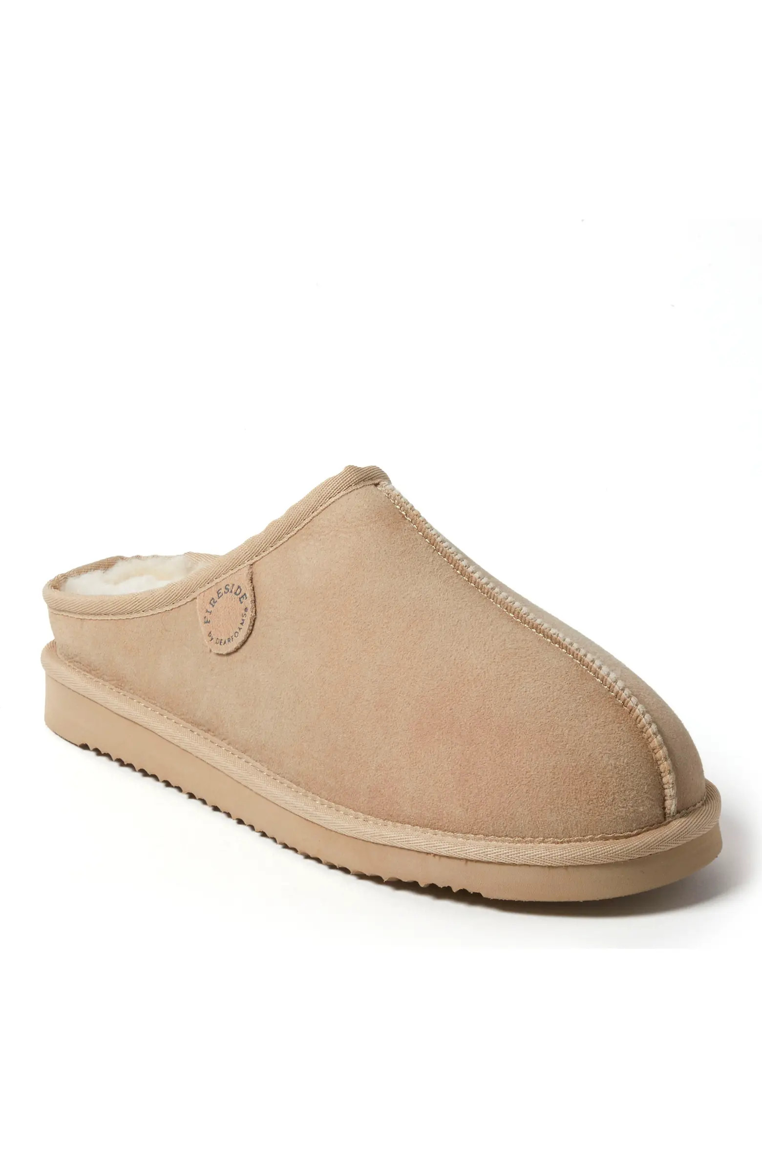 DEARFOAMS Fireside Grafton Genuine Shearling Clog Slipper (Men) | Nordstrom | Nordstrom