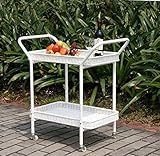 Amazon.com : Jeco Outdoor Resin Wicker Serving Cart : Outdoor And Patio Furniture Sets : Patio, L... | Amazon (US)