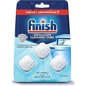 Finish In-Wash Dishwasher Cleaner: Clean Hidden Grease and Grime, 3 ct | Amazon (US)
